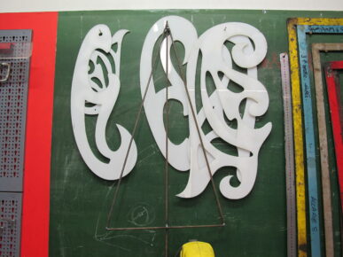 vue d'outils de dessin accrochés (perroquets)