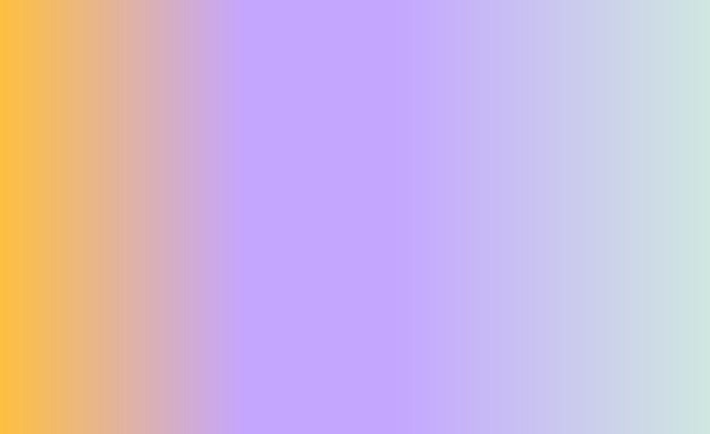 dégradé de l'orange au bleu en passant par le violet