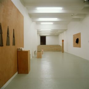bois, installation, tissus, collage