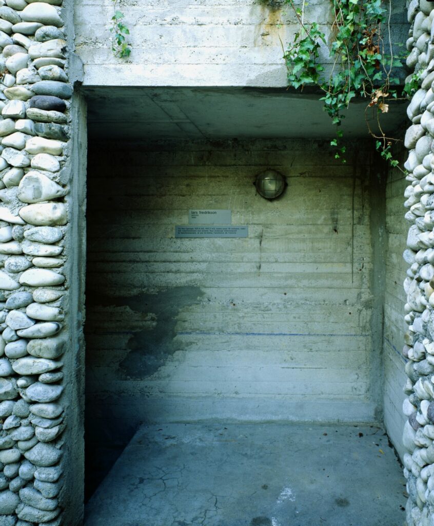 installation sonore dans un garage de la Villa Arson
