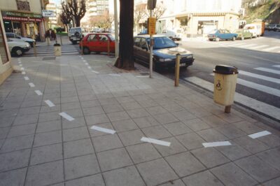 intervention sur les trottoirs du carrefour boulevard de Cessole/rue C. Gimelle/avenue Fanny