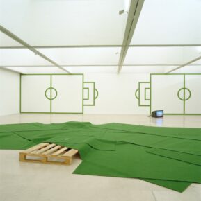 palette, 100 m2 de gazon synthétique, plastique