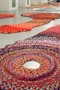 tissus tressés tapis