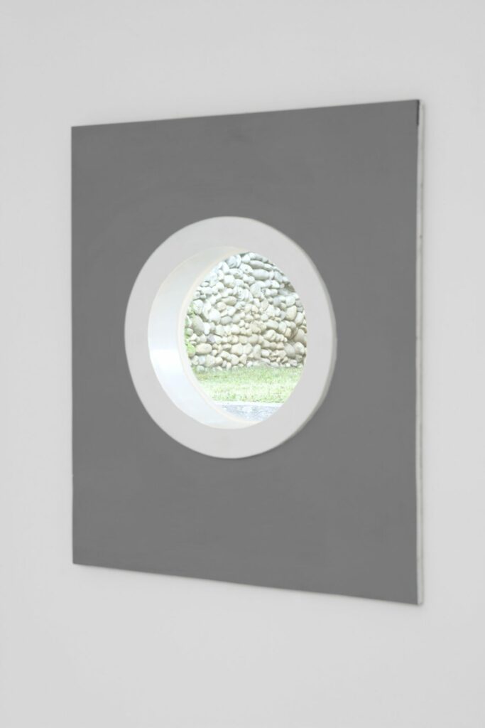 Installation, fenêtre, hublot