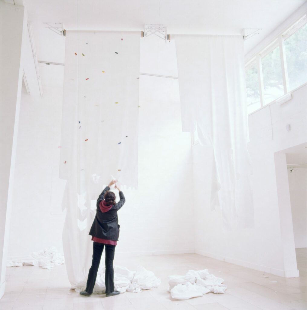 coton blanc avec logos cousus, sciseuax
